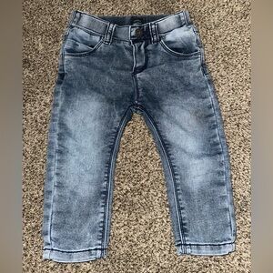Baby boy light wash distressed jeans